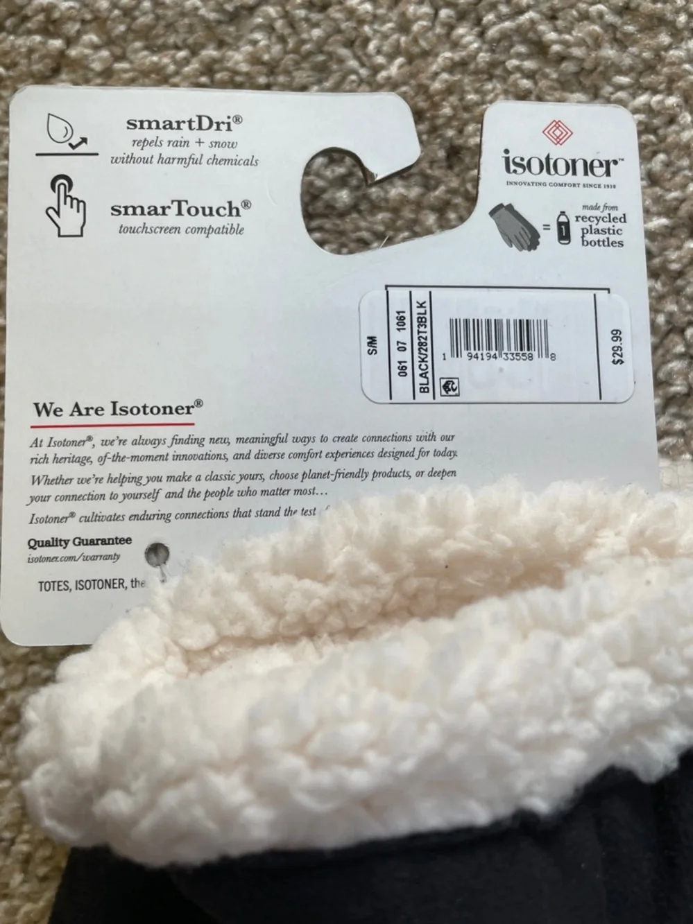 NWT Isotoner Gloves